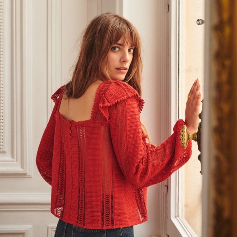 Sezane Line blouse